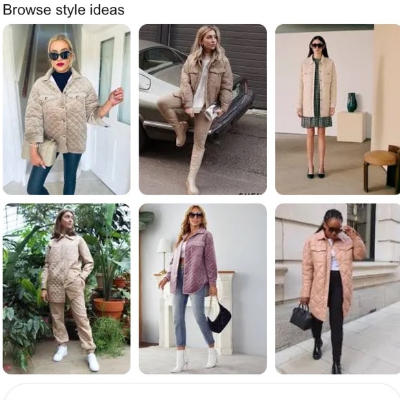 Joie {Anthro} NWT quilted snap closure collared jacket in dusty rose/tan XS - Picture 14 of 16